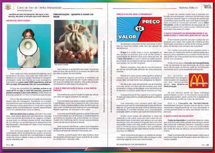Página Da Apostila Furo De Orelha Humanizado E-Materna Cursos