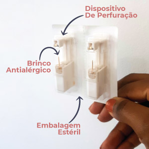 Sistemas de Perfuração e Brincos Antialérgicos